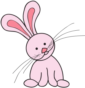 Rabbit Cartoon B-W
